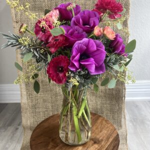 Large Spring Bouquet with Greenery - color varies